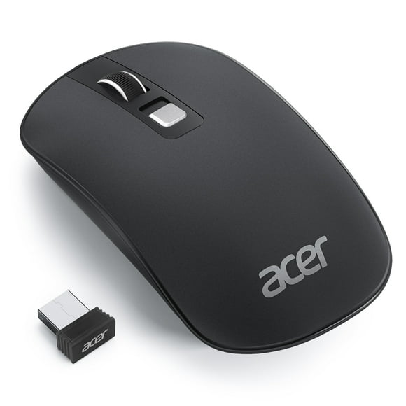 Ratón inalámbrico para ordenador Acer 2.4G Slim USB 800/1200/1600 DPI