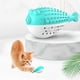 thumbnail image 4 of Juguete dental para gatos, juguete de silicona para morder molares, cepillo de dientes con hierba gatera para gatitos, juguete interactivo con forma de pez, higiene dental para gatos (azul), 4 of 5