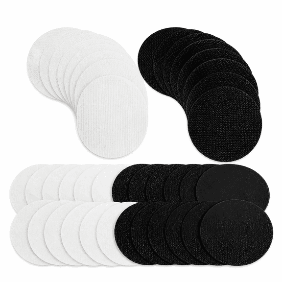 Florenta 50 Pairs Rug Pad Round Non Slip Rug Carpet Tape Hardwood Floor Carpet Gripper
