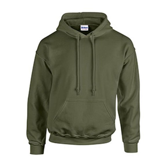 Gildan G18500 Heavy Blend Adult Hooded Sweatshirt - Military Green - Large