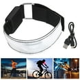 thumbnail image 4 of LED Light Armband, LED Bracelet Lightweight Adjustable Led Slap Bracelets Folding Resistance Environmental With Hook And  For Outside Night Activities Green,White,Blue, 4 of 8