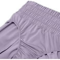 thumbnail image 3 of Nike One Shorts Women's XS Purple Dri-FIT Brief-Lined Ultra High-Waisted SRT97, 3 of 6