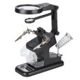 thumbnail image 1 of Helping Hands Magnifier Station, HD Firm 3X / 4.5X / 25X Magnifying Glass Repairing Tool With 10LED Light For Hospital For School, 1 of 8