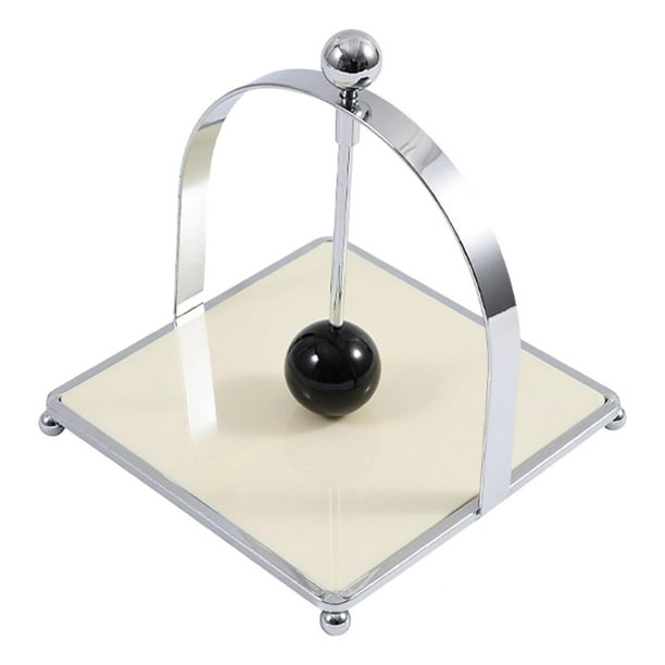 Servilletero cuadrado de metal de lujo para encimeras de cocina. Estilo B