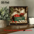 thumbnail image 5 of 2D Flat, 8x8 inch with wood frame Decorative plaques and ornaments Wall framed portraits Living room wall art Living room decoration Kitchen decoration Room decoration Aesthetic farmhouse, 2D Flat, 5 of 9