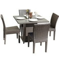 thumbnail image 1 of TK Classics Napa Table à Manger Carrée avec 4 Chaises Sans Bras, 1 of 2