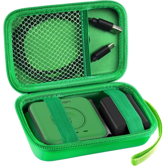 Travel Case for UCOMX for Nano/for Rtops/for Hicober/for Iseyyox 3 in 1 Wireless Charger, Green-Box Only