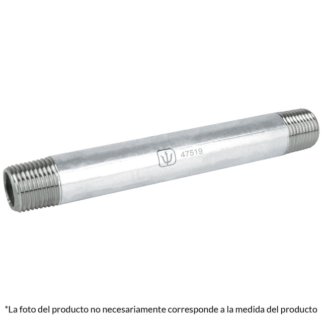 Niple Galvanizado 1/2' X 12' Cédula 40 Foset Foset CG-406