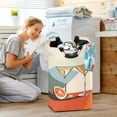 thumbnail image 5 of Yayeee Freestanding Laundry Hamper with Handle Collapsible Large Storage Basket for Clothes, Beige Glasses, 5 of 7