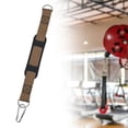 thumbnail image 6 of BAOSITY Exercise Strap Hanging Strap Bodybuilding with Snap Carabiner Strength Training Workout Adults Garden Reusable Max Load 100kg Khaki, 6 of 8