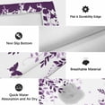 thumbnail image 5 of Purple Spring Botanical Outdoor Rug 3x5 Ft, Non Slip Washable Area Rug, Weeping Eucalyptus Butterfly Patio Rugs Carpet Runner, Large Floor Mat for Indoor/Outdoor Deck Porch Camping, 5 of 8