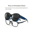 thumbnail image 6 of TINHAO Polarized Fit Over Glasses Sunglasses for Women Men Wrap Around Sunglasses for Driving, 6 of 7