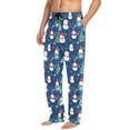 thumbnail image 2 of Men's Pajama Pants Christmas Tree Snowman Cotton Long Sleepwear Lounge Pants S, 2 of 7