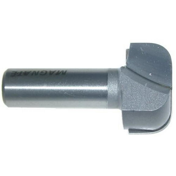 Magnate S7804 Bowl & Tray Plunge Router Bit - 1/4" Radius, 1-1/8" Cutting Diameter, 5/8" Cutting Height, 1/2" Shank Diameter, 1-1/2" Shank Length