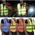 thumbnail image 6 of High Visibility Reflective Safety Vest Customize Logo With 5 Pockets Protective Workwear Outdoor Work Vest, 6 of 15