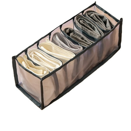 

Pudcoco Foldable Underwear Bra Socks Ties Drawer Storage Organizer Boxes Closet Divider Tidy