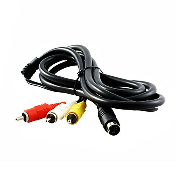 Retro-Bit 6 Feet S- Video RCA AV Cable For Sega Genesis 2