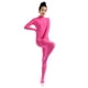 thumbnail image 5 of Mono de cuerpo entero ajustado de spandex negro Zentai, traje unisex Zentai, traje de cuerpo entero para mujer, ropa de baile, 5 of 5