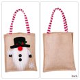 thumbnail image 7 of YFMHA Christmas Decoration Linen Tote Bag Cartoon Burlap Gift Bag for Candy Containers, 7 of 7