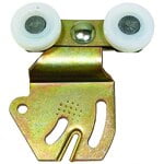 L E Johnson 2228PPK2 Pair 0.38 in. Offset 2 Wheel Bypass-Sliding Door Hangers