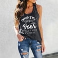 thumbnail image 3 of Tank Tops for Women Country Music and Graphic Loose Fit Casual Scoop Neck Sleeveless Shirt Summer Cami Tanks, 3 of 5