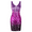 Periwinkle/Fuchsia/Dark Purple, variant on PrettyGuide Sleeveless Women's Vintage Sequin Dress V Neck Bodycon Mini Fit and Pencil Glitter Party Clubwear Rose Gold, Large