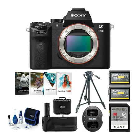 Sony Alpha a7 II Mirrorless Digital Camera (Body Only) and Accessories Bundle