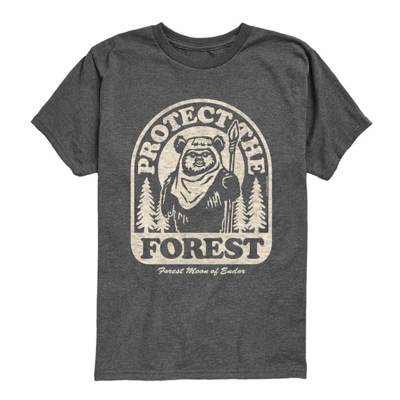 Star Wars - Ewok Protect The Forest - Youth Boys Short Sleeve Graphic T-Shirt
