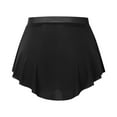 thumbnail image 4 of EDFBUYKRS Female Skirts Womens Fall Skirts 2026 Petite Women Soft Mesh Side Split Short Ballet Dance Skirt, 4 of 5