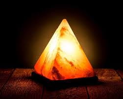 Pyramid Shape Salt USB Light Multi color LED Light Desk Light Gift Lamp 