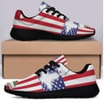 thumbnail image 3 of California American Flag Shoes Women's Fashion Sneakers Tennis Running Shoes for Men Women Black Size 9, 3 of 7