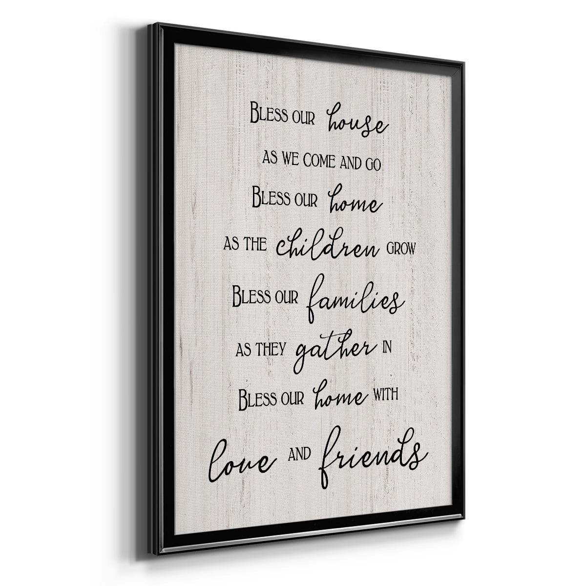 Love and Friends Premium Framed Print - Ready to Hang