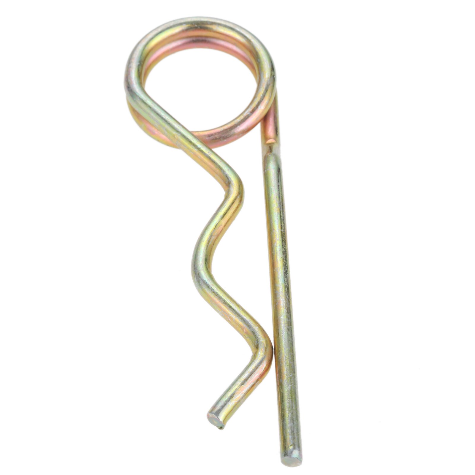 Double Coil R Clip Retaining Cotter Hair Pins Steel Double Ring Cotter Pins for Trailer Stroller
