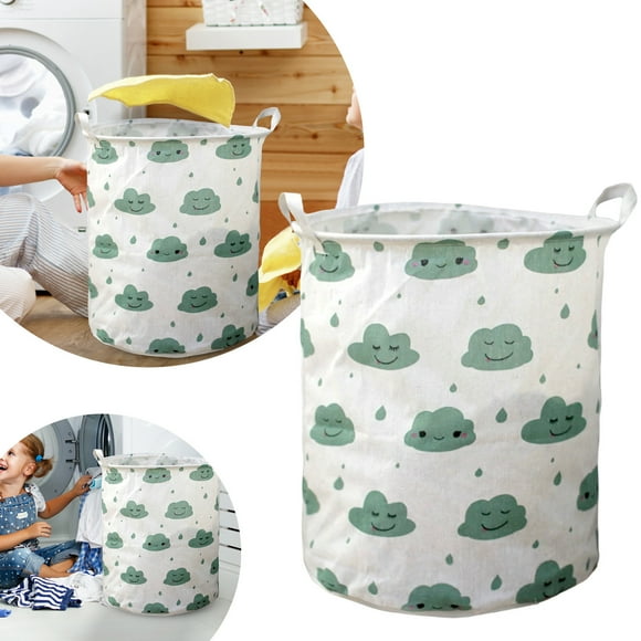 Cesto para la ropa sucia con diseño estampado, sin tapa, grande, con parte superior abierta, elegante y transpirable, para el dormitorio o el cuarto de baño, diseño sencillo y duradero.