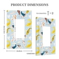thumbnail image 3 of Fotbe Japanese Carps Print Duplex Receptacle Wall Plate, 1-Gang 5.0" x3.0" Wall Outlet Covers, Dual Outlet Faceplates Covers, Color-matched Screws Included-Style U, 3 of 6