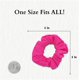 thumbnail image 4 of Cintas para el pelo Scrunchies, accesorios para motiques, paquete de 9 (rosas), 4 of 5