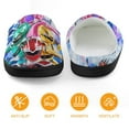 thumbnail image 5 of Kids Power Rangers Slippers Boys Girls Non-Slip Fuzzy House Slippers Warm Soft Plush Winter House Shoes Slip-On Shoes, 5 of 7