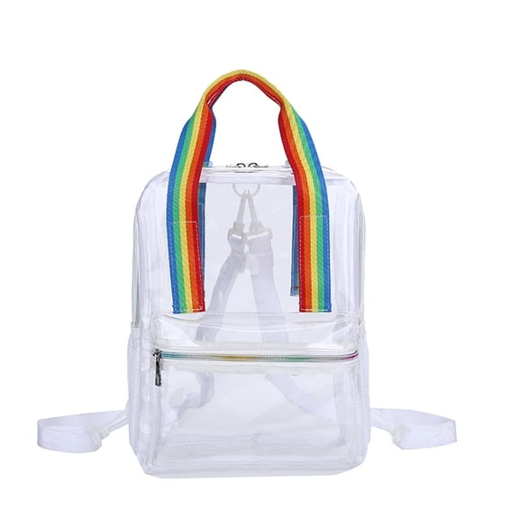 Clear Backpack Heavy Duty Transparent Backpack Set See Through Bookbags Durable Backpacks