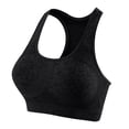 thumbnail image 2 of iHPH7 Women Racerback Sports Bras High Impact Workout Gym Activewear Bra Black L, 2 of 4