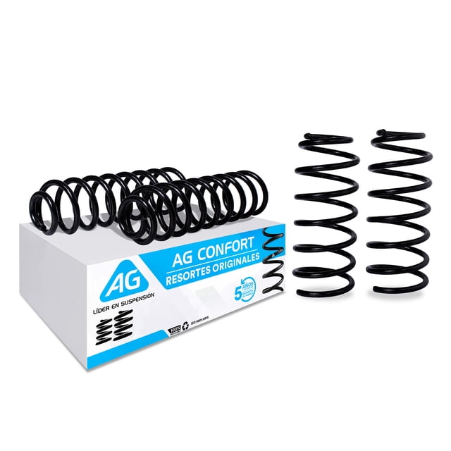 Resortes Originales AG para Auto Completo para Volkswagen Derby 1995 a 2008 4 Piezas Nuevos
