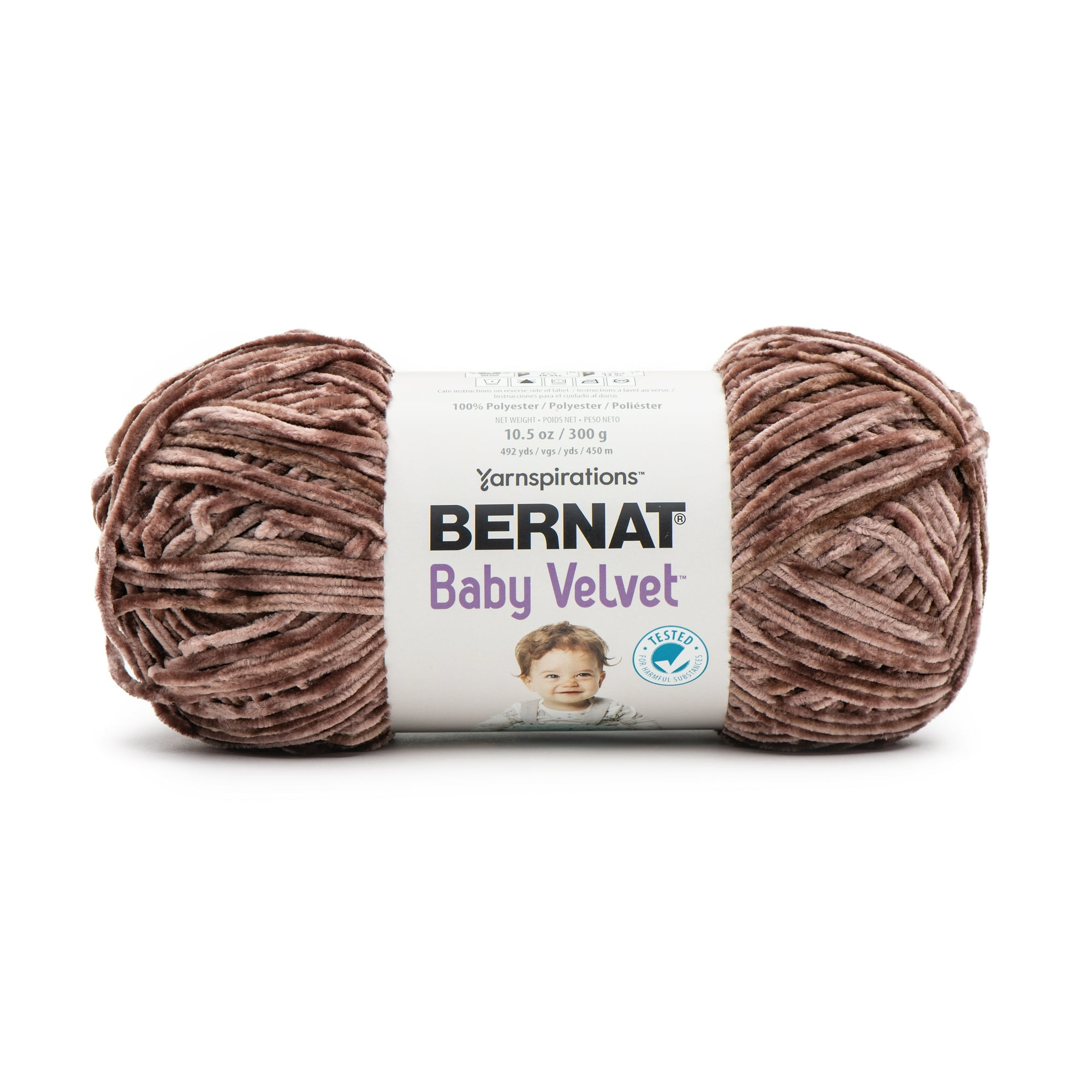 Bernat Baby Velvet Big Ball Yarn Chocolate Walmart