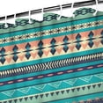 thumbnail image 3 of Blue and Orange Diamond Shaped Geometric Boho Pattern Shower Curtain 72"x72" ,Bathroom Decorative Shower Curtains Set with 12 Hooks,Modern Waterproof Washable Shower Curtain, 3 of 6