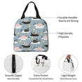 thumbnail image 2 of Kdxio Swan Princess On Lake Print Insulated Lunch Bag,Reusable Tote Lunch Box for Women Men,Leakproof Cooler Lunch Bags for Work Office Travel Picnic, 2 of 6