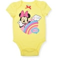 thumbnail image 4 of Disney Minnie Mouse Girl's 5-Piece Short Sleeve Baby Bodysuit Onesie Set, 4 of 6