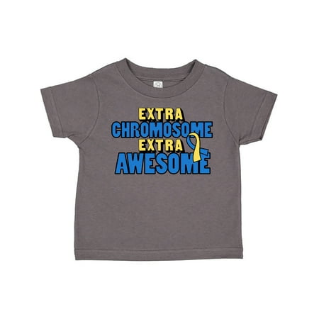 

Inktastic Extra Chromosome Extra Awesome Gift Toddler Boy or Toddler Girl T-Shirt