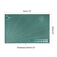 thumbnail image 2 of Base de Corte A3 Unique Bargains Verde 45x30cm PVC 2uds, 2 of 6
