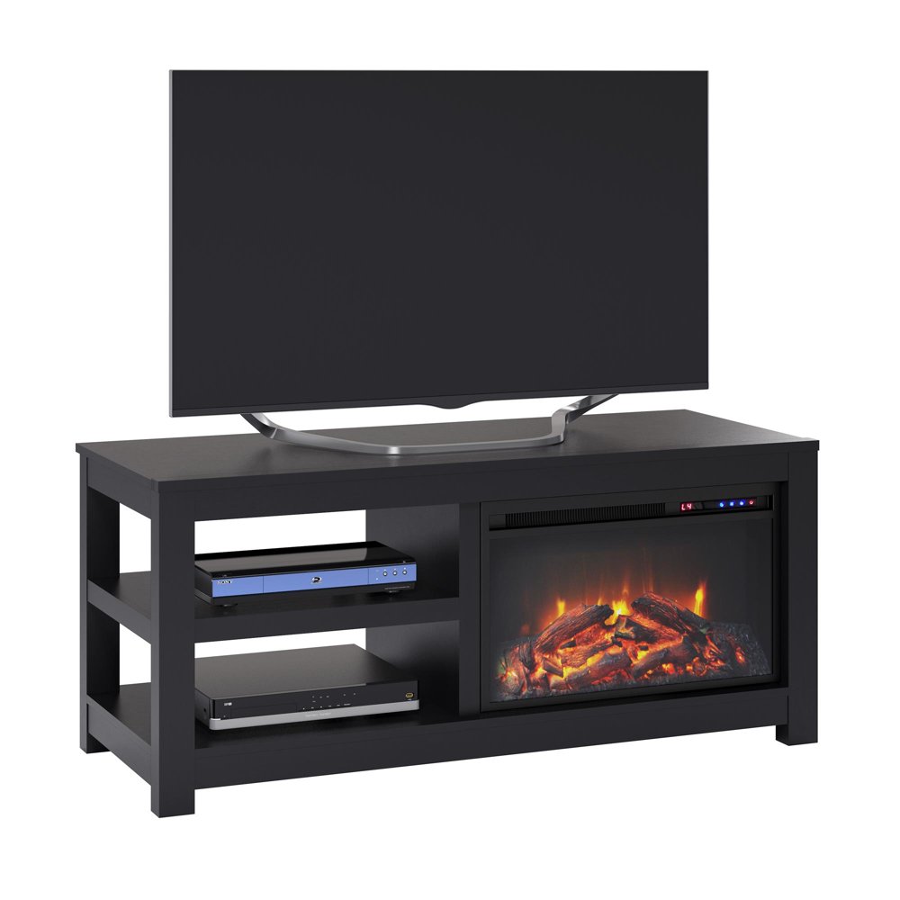 Ameriwood Home Glyndon Electric Fireplace TV Stand for TVs up to 55