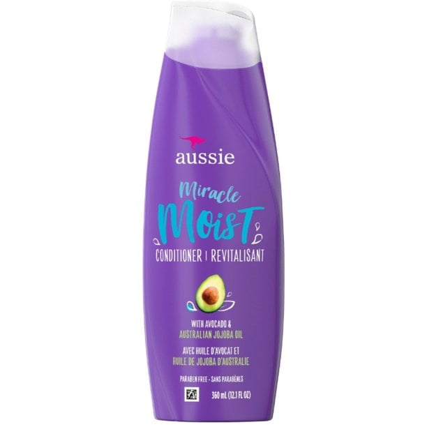 Aussie Miracle Moist Conditioner Avocado & Jojoba Oil 12.1 oz