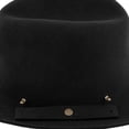 thumbnail image 6 of Journey Black Wool Felt Fedora Hat Crushable & Packable, 100% Australian Wool Felt, Travel Hat with Decorative Band & Walrus Pin - H7009, 6 of 6