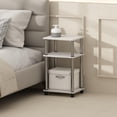 thumbnail image 3 of Mesita de noche Table Furinno Just de 3 niveles, 29 x 34 x 58 cm, paquete de 2, 3 of 6